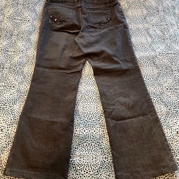 Style & Co. Jeans Grey Flare 
Size 12 - Picture 5 of 5